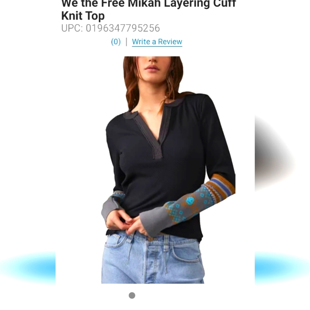 We the Free Micah Layering Cuff Black M